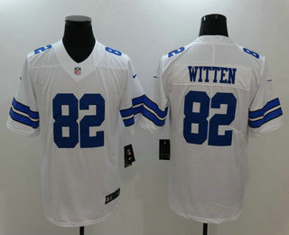Men's Dallas Cowboys #82 Jason Witten White 2017 Vapor Untouchable Stitched NFL Nike Limited Jersey