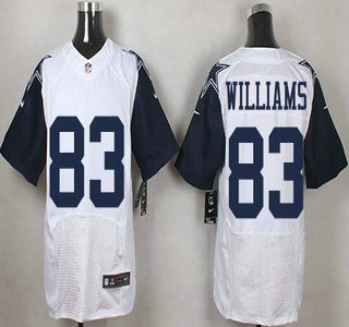 Men's Dallas Cowboys #83 Terrance Williams Nike White Color Rush 2015 NFL Elite Jersey