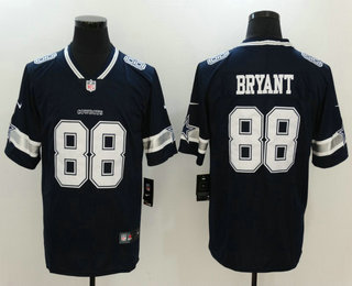 Men's Dallas Cowboys #88 Dez Bryant Navy Blue 2017 Vapor Untouchable Stitched NFL Nike Limited Jersey