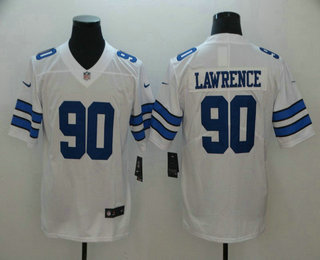 Men's Dallas Cowboys #90 Demarcus Lawrence White 2017 Vapor Untouchable Stitched NFL Nike Limited Jersey