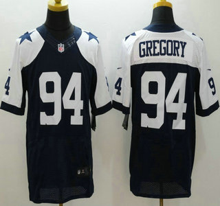 Men's Dallas Cowboys #94 Randy Gregory Navy Blue Thanksgiving Alternate NFL Nike Elite Jersey