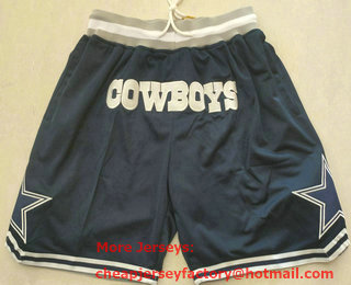 Men's Dallas Cowboys Navy Blue Just Don Shorts