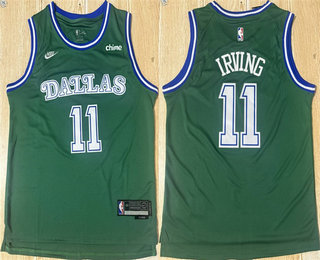 Men's Dallas Mavericks #11 Kyrie Irving Green 2026 Classic Edition Stitched Jersey