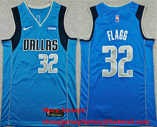 Men's Dallas Mavericks #32 Cooper Flagg Blue 2025 Icon Edition Stitched Basketball Jersey
