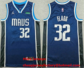 Men's Dallas Mavericks #32 Cooper Flagg Navy 2025 Statement Edition Stitched Basketball Jersey