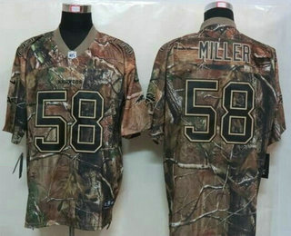 Men's Denver Broncos #58 Von Miller Camo Realtree Nike Elite Jersey