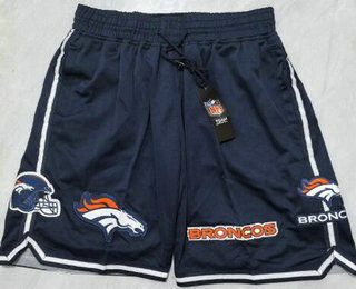 Men's Denver Broncos Navy Just Don Shorts