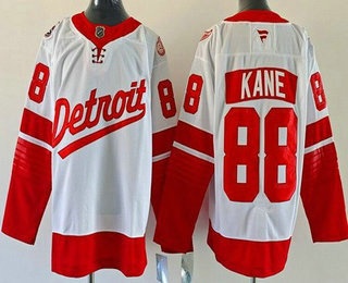 Men's Detroit Red Wings #88 Patrick Kane White 2025 Stadium Series Authentic Jersey