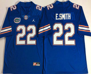 Men's Florida Gators #22 Emmitt Smith Blue 2017 Vapor Untouchable Stitched Nike NCAA Jersey