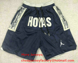 Men's Georgetown Hoyas Navy Blue College Just Don Shorts Swingman Shorts