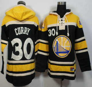 Men's Golden State Warriors #30 Stephen Curry Black Hoody