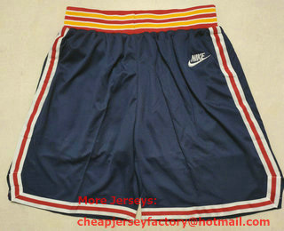 Men's Golden State Warriors Black Nike 75th Anniversary 2021 Stitched Shorts