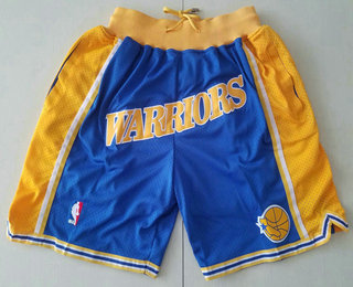 Men's Golden State Warriors Just Don Blue Swingman Shorts