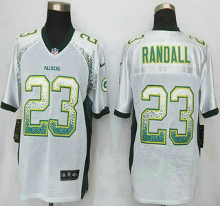 Men's Green Bay Packers #23 Damarious Randall Nike Drift Fashion White Elite Jersey