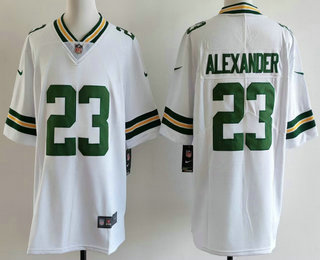 Men's Green Bay Packers #23 Jaire Alexander Limited White Vapor Jersey