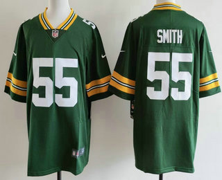 Men's Green Bay Packers #55 ZaDarius Smith Limited Green Vapor Jersey