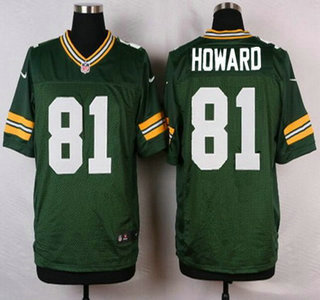 Men's Green Bay Packers #81 Desmond Howard Green Retired Player NFL Nike Elite Jersey