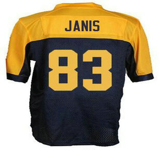 Men's Green Bay Packers #83 Jeff Janis Navy Blue With Gold Alternate NFL Nike Elite Jersey