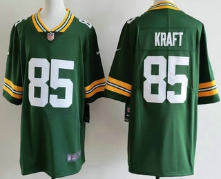 Men's Green Bay Packers #85 Tucker Kraft Limited Green Vapor Jersey