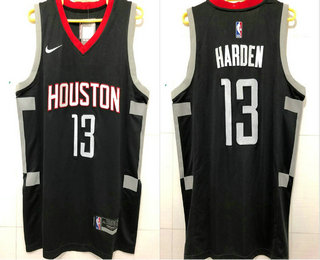 Men's Houston Rockets #13 James Harden New Black 2017-2018 Nike AU Stitched NBA Jersey