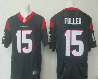 Men's Houston Texans #15 Will Fuller Navy Blue Team Color NFL Nike Elite Jersey
