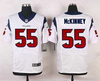 Men's Houston Texans #55 Benardrick McKinney White Road NFL Nike Elite Jersey