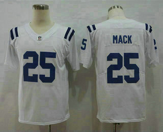 Men's Indianapolis Colts #25 Marlon Mack White 2017 Vapor Untouchable Stitched NFL Nike Limited Jersey