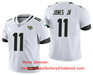 Men's Jacksonville Jaguars #11 Marvin Jones Jr. White 2021 Vapor Untouchable Stitched NFL Nike Limited Jersey