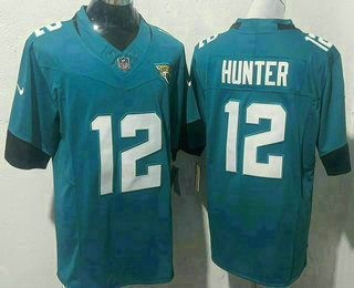 Men's Jacksonville Jaguars #12 Travis Hunter Limited Green FUSE Vapor Jersey