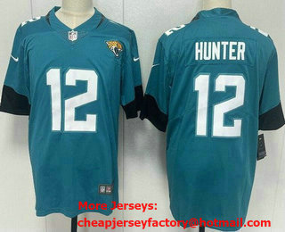 Men's Jacksonville Jaguars #12 Travis Hunter Limited Green Vapor Jersey