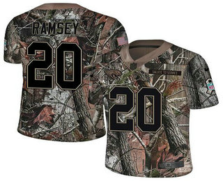 Men's Jacksonville Jaguars #20 Jalen Ramsey Camo Stitched NFL Rush Realtree Nike Limited Jersey