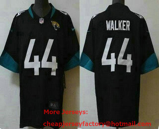 Men's Jacksonville Jaguars #44 Travon Walker 2022 Black Vapor Untouchable Limited Stitched Jersey