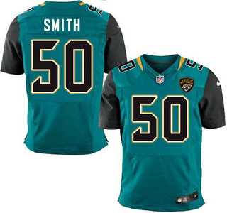 Men's Jacksonville Jaguars #50 Telvin Smith Teal Green Alternate NFL Nike Elite Jersey