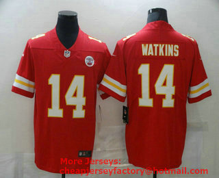 Men's Kansas City Chiefs #14 Sammy Watkins Red 2018 Vapor Untouchable Stitched NFL Nike Limited Jersey