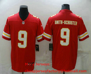 Men's Kansas City Chiefs #9 JuJu Smith-Schuster Red 2022 Vapor Untouchable Stitched NFL Nike Limited Jersey