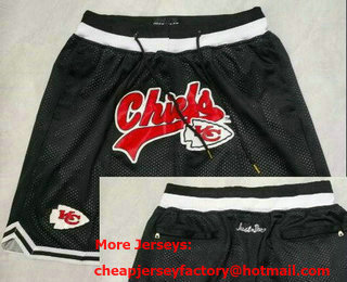 Men's Kansas City Chiefs Black Just Don Shorts