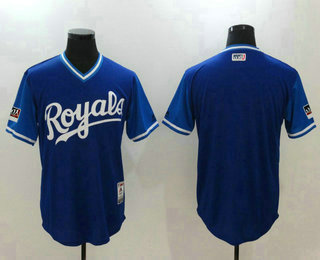 Men's Kansas City Royals Majestic Royal-Light Blue 2018 Players' Weekend Authentic Team Jersey