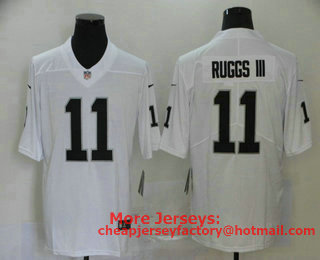 Men's Las Vegas Raiders #11 Henry Ruggs III White 2020 Vapor Untouchable Stitched NFL Nike Limited Jersey