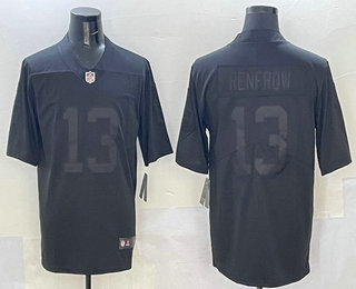 Men's Las Vegas Raiders #13 Hunter Renfrow Balck Vapor Untouchable Stitched Jersey