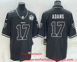 Men's Las Vegas Raiders #17 Davante Adams Black Shadow 2021 Vapor Untouchable Stitched Nike Limited Jersey