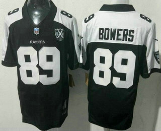 Men's Las Vegas Raiders #89 Brock Bowers Limited Black Thanksgiving FUSE Vapor Jersey