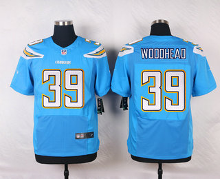 Men's Los Angeles Chargers #39 Danny Woodhead Light Blue Alternate NFL Nike Elite Jersey