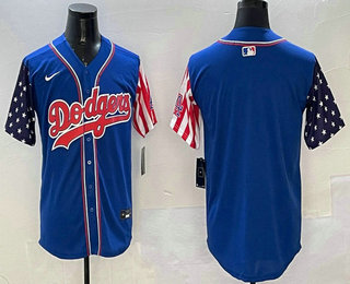 Men's Los Angeles Dodgers Blank Royal Limited Stitched Jersey