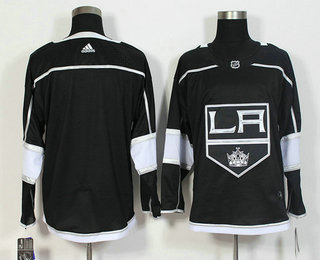Men's Los Angeles Kings Blank Black 2017-2018 Hockey Stitched NHL Jersey