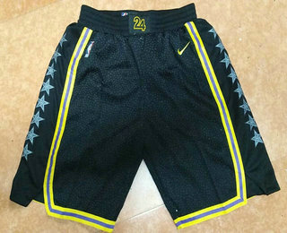 Men's Los Angeles Lakers Black 2018 Nike City Edition Authentic Shorts