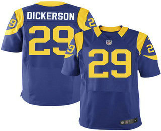 Men's Los Angeles Rams #29 Eric Dickerson Royal Blue Retired Player NFL Nike Elite Jersey