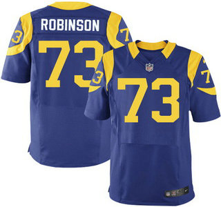 Men's Los Angeles Rams #73 Greg Robinson Royal Blue Alternate NFL Nike Elite Jersey