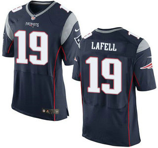 Men's New England Patriots #19 Brandon LaFell Navy Blue Team Color 2015 NFL Nike Elite Jersey