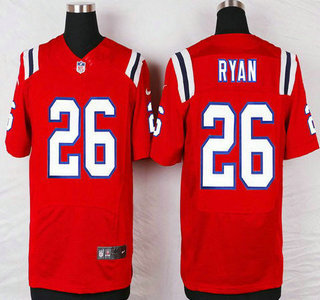 Men's New England Patriots #26 Logan Ryan Red Alternate NFL Nike Elite Jersey