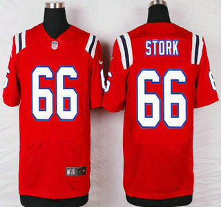 Men's New England Patriots #66 Bryan Stork Red Alternate NFL Nike Elite Jersey
